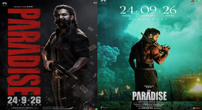 Nani, Srikanth Odela’s ‘Paradise’ Set for Release on Sept 24 Nani Srikanth Odelas Paradise Set For Release On Sept 24