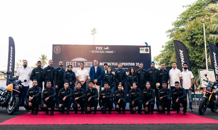 Indian Navy and TVS Motor Join Forces for ‘Fleet to Forts’ Expedition to Inspire Youth Indian Navy and TVS Motor Join Forces for ‘Fleet to Forts’ Expedition to Inspire Youth
