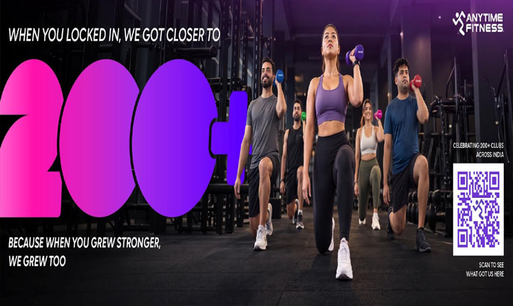 Anytime Fitness India Crosses 200-Club Milestone with Nationwide Celebrations Across 45+ Cities Anytime Fitness India Crosses 200 Club Milestone With Nationwide Celebrations Across 45 Cities