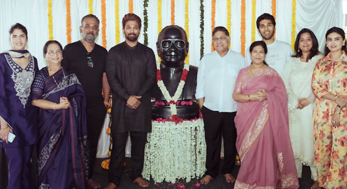 Allu Arjun Begins Iconza On Birth Anniversary Of Allu Ramalingaiah Marks A New Chapter Beyond Cinema 