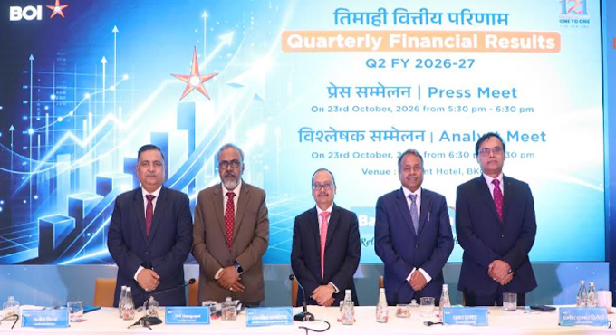 Bank of India’s Q2 Net Profit Rises 25% to ₹3,202 Crore Bank Of Indias Q2 Net Profit Rises 25 To %e2%82%b93202 Crore