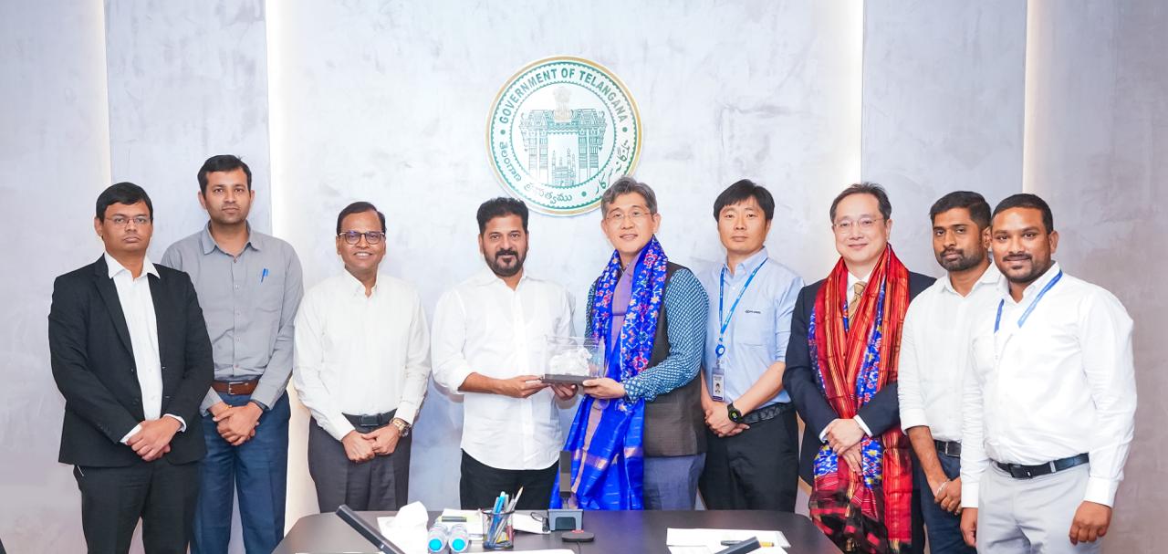 Cm Revanth Reddy Pitches Hyderabad As Ideal Location For Hyundai To Establish Car Manufacturing 