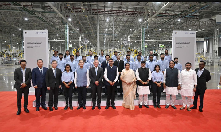 Hyundai Motor India Inaugurates State-of-the-Art Manufacturing Facility in Pune, Reaches 4 Million Vehicle Exports Milestone Hyundai Motor India Inaugurates State Of The Art Manufacturing Facility In Pune Reaches 4 Million Vehicle Exports Milestone