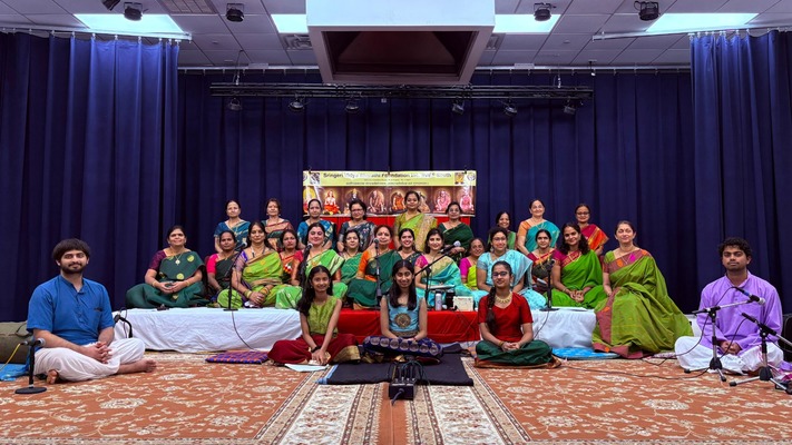 Swarabharathi Offers A Melodious Nada Neerajanam During Sharannavaratri 