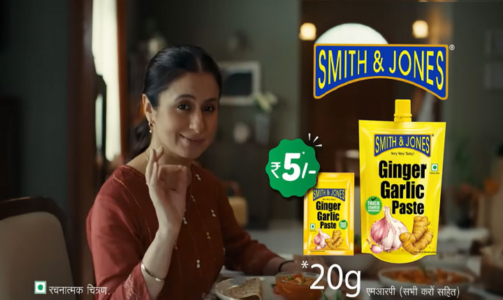 Smith Jones Launches New Campaign Featuring Rasika Dugal To Help Consumers Evaluate Ginger Garlic Paste