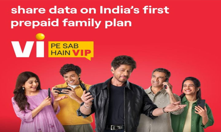 Vi Introduces Indias First Prepaid Family Plan With Nationwide Data Sharing