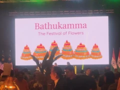 Bathukamma Celebrations at Kuala Lumpur City Centre in Malaysia