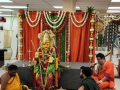 Durga Pujalu at Shirdi Sai Mandir in Chicago