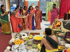 Durgamma Pujalu at Shirdi Sai Mandir in Chicago