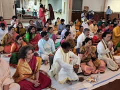 Siva Parvati Kalyanam at Bharateeya Hindu Temple in Columbus