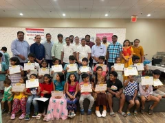 Certificates distribution to Paatasala Children by TANA