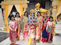 Mana Badi Children Performs Sri Krishna Rayabaram at TANA Maha Sabhalu