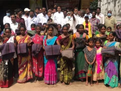 TANA Distributes Blankets in Duvva Village
