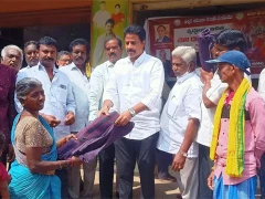 TANA Distributes Blankets in Duvva Village