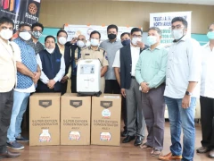 TANA East Rotary Club Donates Oxygen Concentrators to TS Police