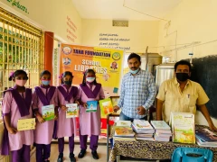 TANA Foundation Donates Books in Vedurumudi 4 Jan 2022