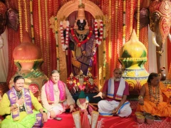 TANA Leaders at Sri Venkateswara Swamy Temple 8 July 2023