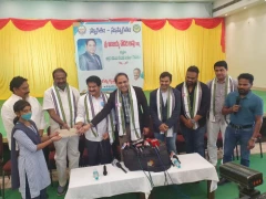 TANA President Anjaiah Chowdary Press Meet in Rajahmundry