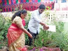 TANA President Participates Workshop on Making Vermicompost in Vijayawada