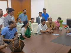 TTA Members met VH, Sridhar Babu & Konda Surekha 19 Dec 2023