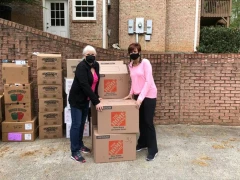 Chinmaya Mission Delivered Food Packages in Forsyth County