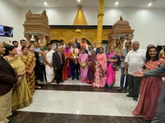 CJI NV Ramana Visits Sri Sai Datta Peetham, NJ
