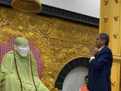 CJI NV Ramana Visits Sri Sai Datta Peetham, NJ