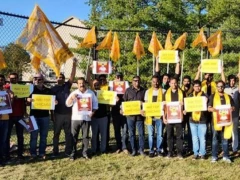 NRI TDP Protest against Chandrbabu Arrest in America