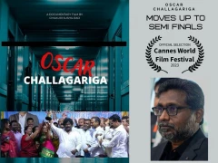 Oscar Challagiriga, Chandrabose moves up into semi finals in Cannes World Film Festival