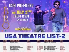 Bro Movie US Theaters List