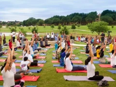 3rd International Day of Yoga at MGMNT in Dallas