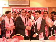 NRI TRS Party Launched in Singapore