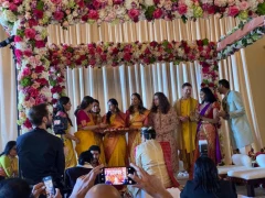 Rahul Komati Wedding with Isabella