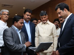 NATS Delegates Meets CM Chandrababu