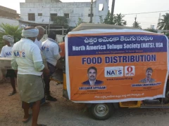 NATS Distributed Food in Guntur District 14 May 2020