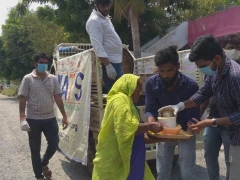 NATS Donated Food in Guntur 7 May 2020