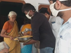 NATS Donated Food in Guntur 7 May 2020