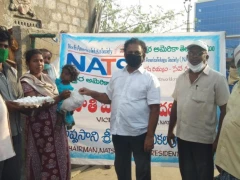 NATS Donates Food in Guntur 15 May 2020
