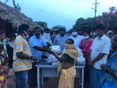 NATS Helps to Gas Leak Victims in Vizag 17 May 2020