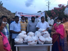 NATS Helps to Gas Leak Victims in Vizag 17 May 2020