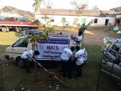 NATS helps to Titli Cyclone Victims