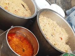 Raja Kasukurthi Provided Food for Wage Workers in Vij 29 Apr 2020