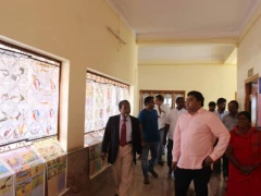 Ravi Potluri Opened Science Lab in Orvakal