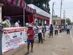 TANA Distributed Food in Vijayawada 16 May 2020