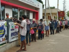 TANA Distributed Food in Vijayawada 19 May 2020