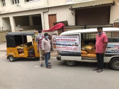TANA Distributed Groceries to Divya Jyothi Anadha Ashram