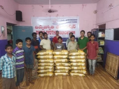 TANA Distributed Groceries to Divya Jyothi Anadha Ashram