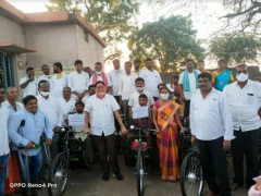 TANA Donate Battery Carts in Mahabubabad Dt
