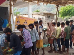 TANA Donates Food in Marripalam and Chintala 13 May 2020