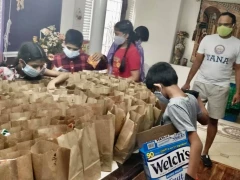 TANA Houston Team donated Meals to Orphan Kids 1 Aug 2020